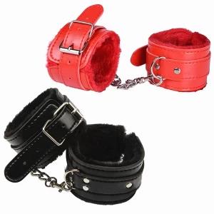 PU Leather Soft Legcuffs for Couples Game - BDSM tool