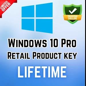 Windows 10 Pro Retail Product Key ( Lifetime Activation)