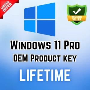 Windows 11 Pro OEM Product Key ( Lifetime Activation)