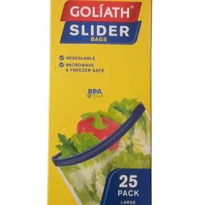 Goliath Slider Bags 22cm x 22cm 25 pack