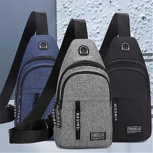Side Bag Multifunctional Shoulder Crossbody Bag for men
