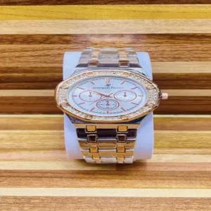 Two Tone AP Brand Fashion Women Watches Casual Gold Quartz