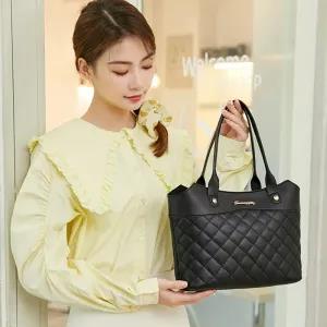 White Color Royal Small Size Leather Handbag for Women Fashion Shoulder Bag