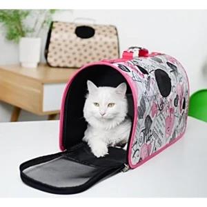 Medium Portable Foldable Shoulder Carrier Pet Cat Bag