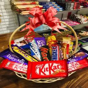 Chocolate Box Gift Hampers Including Bucket And Wrapping