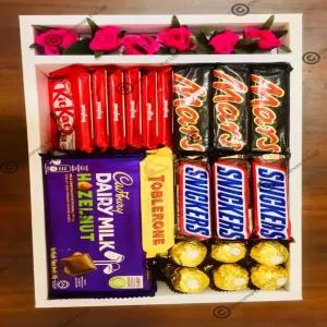 Premium Chocolate Gift Box Hamper For Birthday,Valentines,S