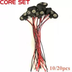 10/20 Pcs 9V Battery Snap Connector, SDTC Tech Battery Butto