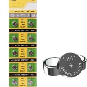10pcs AG3 LR41 Button Batteries 1.55V Coin Battery