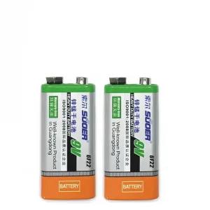 2PCS 9V Original High-Quality Battery