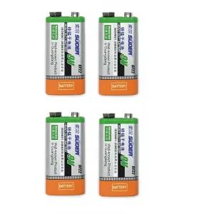 4PCS 9V Original High-Quality Battery