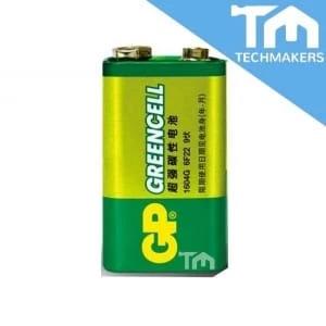 9V Battery GP Greencell Heavy duty Carbon Zinc