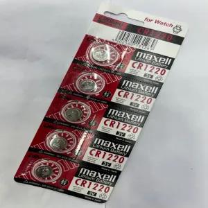 CR1220 Maxell 5pec Battery CR 2016 CR2025 CR2032 CR1220 Lith