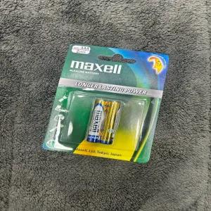 Black 2pcs AAA Maxell Alkaline Battery