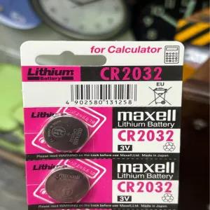 Silver 2 PSC CR2032 MAXELL BATTERY