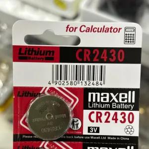 Silver Maxell Lithium Battery CR2430 3V Battery
