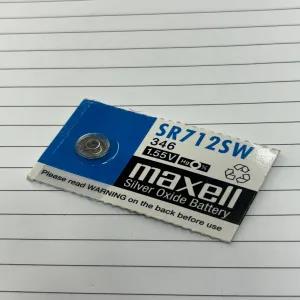 Silver Maxell Silver Oxide SR712SW Battery