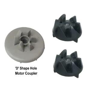 Multicolor Panasonic Blender Motor Coupler (D Shape Slot) &