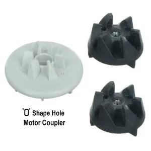 Multicolor Panasonic Blender Motor Coupler (Oval Shape Slot) & 2 Jar Coupler