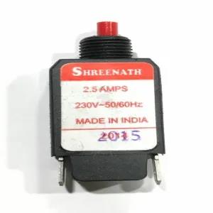 Black Blender Over Load Protector Switch (2.5amp)