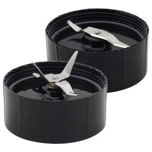 Black Magic Bullet Blender Cross & Flat Blade Bases MB1001 (