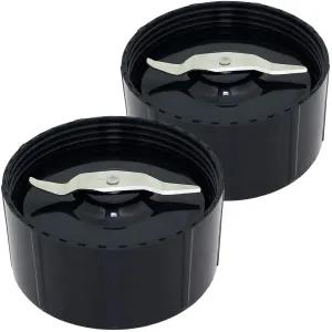 Black Magic Bullet Blender Flat Blade Grinder Base MB1001 (Pack of Two)