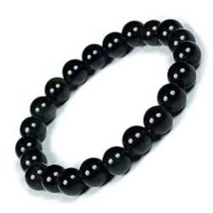 Natural Black Obsidian Glass stone Bracelet