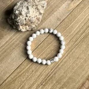 White Howlite Bracelet