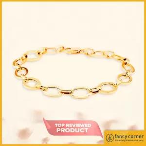 free size Gold Plated High standard link Bracelet Guarantee