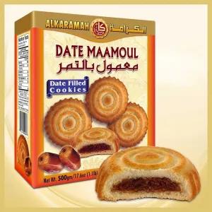 Al karamah Whole Wheat Date Maamoul Biscuits 500g (Date Fill