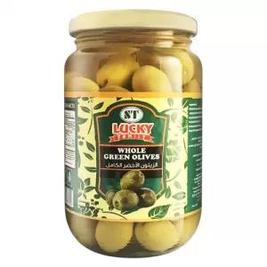 Lucky Family Whole Green Olives 335g