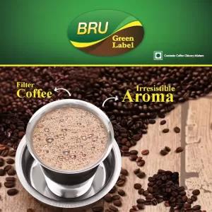 10PCS Bru Instant Coffee Sachet High Quality Indian Taste
