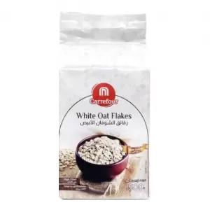 Carrefour White Oats Flakes Quick Cooking Dry High Fibre So