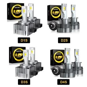 AUXITO Y19 D1S D2S D3S 120W 30000LM LED Headlight Bulbs