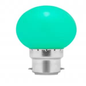 Green 1W LED B22 Color Bulb (Green, Red, Blue, White, Yellow