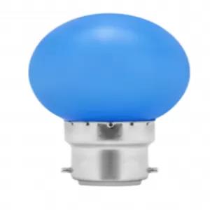 Blue 1W LED B22 Color Bulb (Green, Red, Blue, White, Yellow)