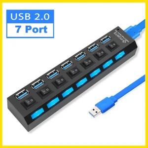 USB 2.0 7 PORT HUB