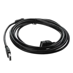 USB 2.0 A MALE to A FEMALE Extension Cable Black 3M