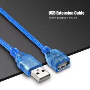 USB Extension 1.5M Cable for Computer, Laptop, LED TV