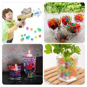 2950PCS/ Bag Aqua Soil For Water Gun Pearl Shaped Crystal So