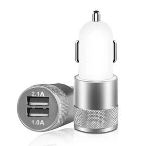 Dual usb car mobile phone charger