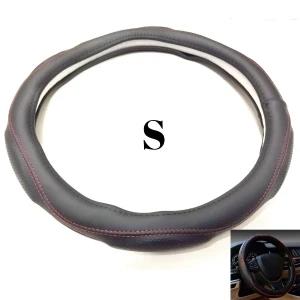 Generic Leather Small Steering Wheel Cover 35-36CM