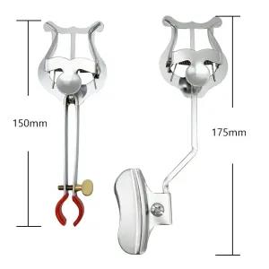 [Generic] Sheet Music Clip Lyre Metal Plating Holder
