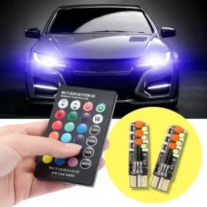 LED Multicolor Colorful Car Auto Lamp of Infrared Ray Remote Control