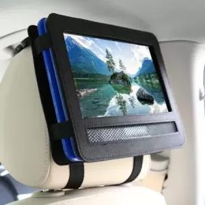 Royal Black Car Seat Headrest Mount Holder for 10inch DVD Player