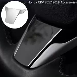 Stainless Steel Steering Wheel Cover Trims For Honda CRV 201