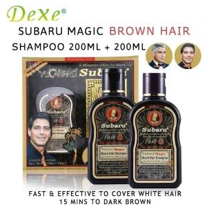Subaru Magic A Wash Brown Shampoo 200ml+200ml 5 Minutes