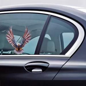 American Eagle Flag Wings Sticker Decal USA car bike bumper