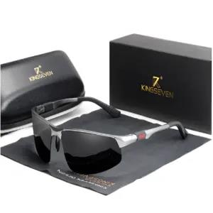 Black Black Polarized high-definition Pilot Men Aluminum Sun