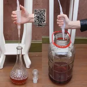 Portable Car Manual Hand Siphon Pump Hose Gas Oil Syphon Tra