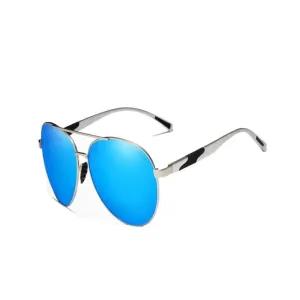 Silver Blue KINGSEVEN EMI Defending Coating Lens Driving Sha